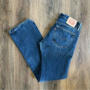 Levi's Men's Dark Blue Straight Jeans 32 x 34